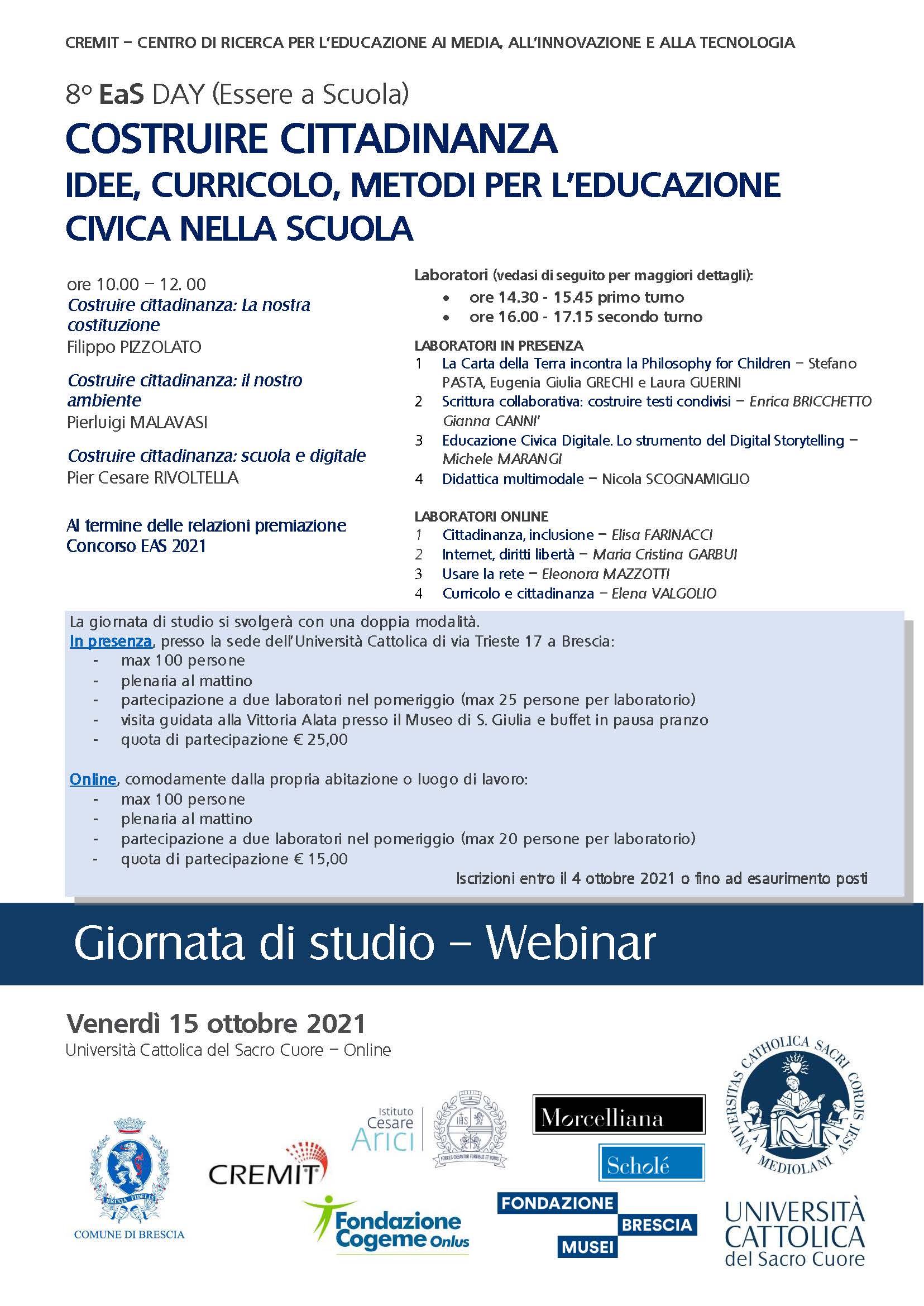 Locandina EaS DAY 2021+Laboratori_Pagin