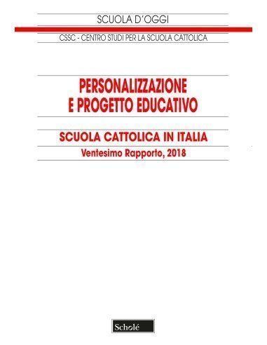 Personalizzazione e progetto educativo