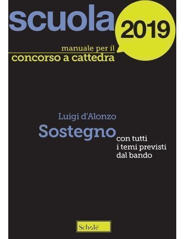 Manuale concorso a cattedre 2019. Sostegno