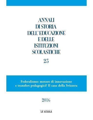 Federalismo: motore di innovazioni e transfert pedagogici? Il caso della Svizzera