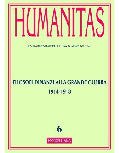 Filosofi dinanzi alla Grande Guerra. 1914-1918