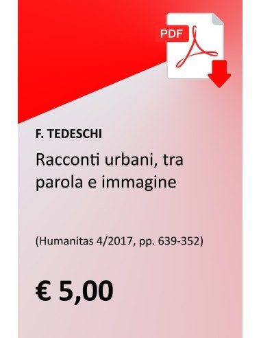 Racconti urbani, tra parola e immagine