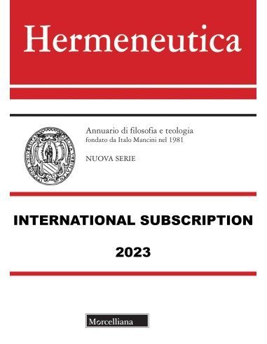 HERMENEUTICA International Subscription 2023