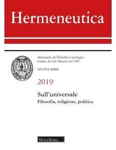 Sull'universale. Filosofia, religione, politica