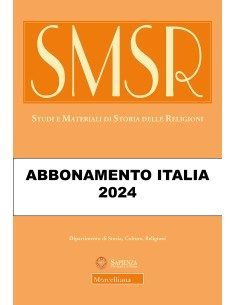 STUDI E MATERIALI DI STORIA DELLE RELIGIONI Abbonamento...