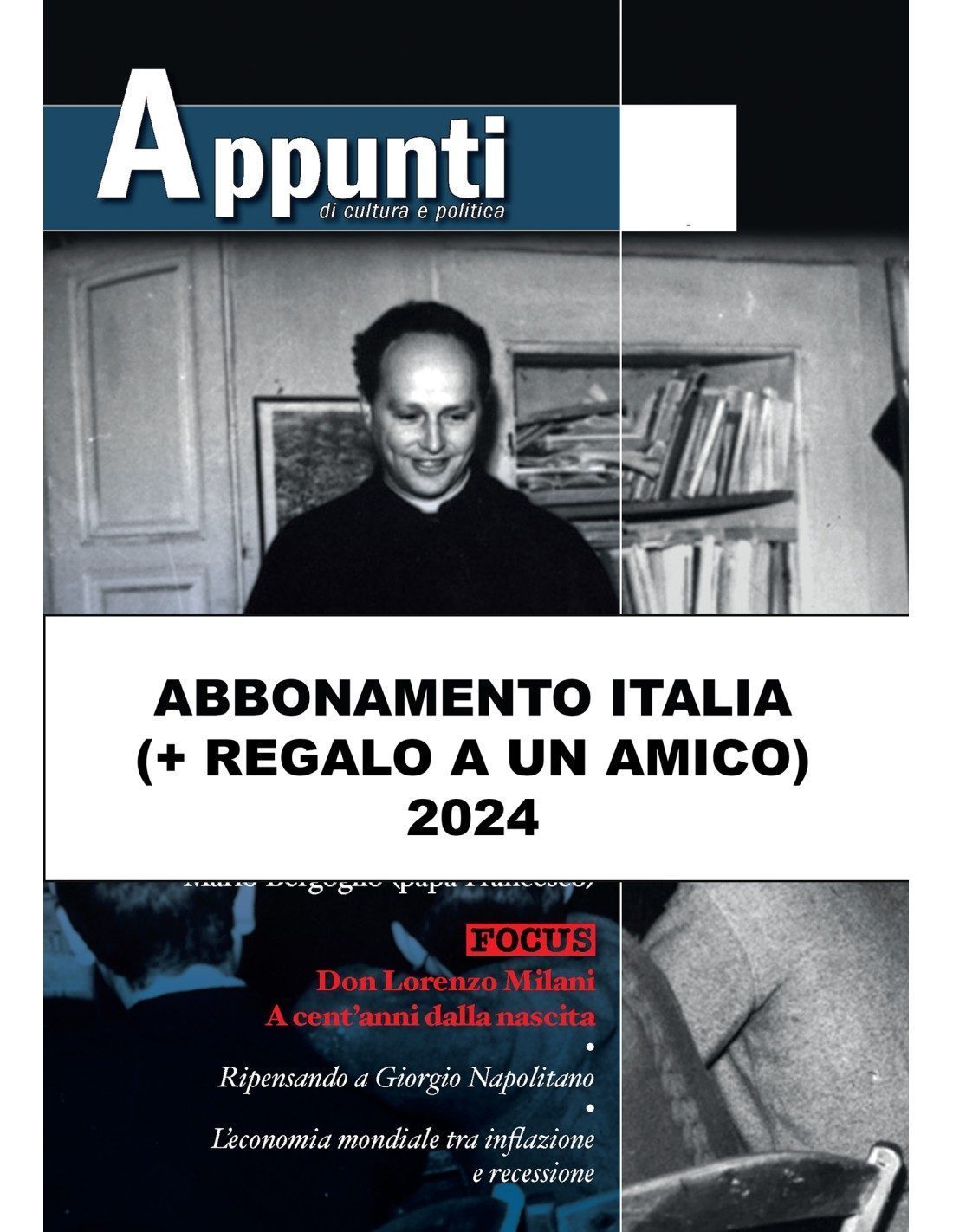 APPUNTI Abbonamento Italia + REGALO ad un amico 2024 - Editrice