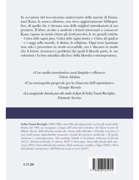 Introduzione allo studio di Kant