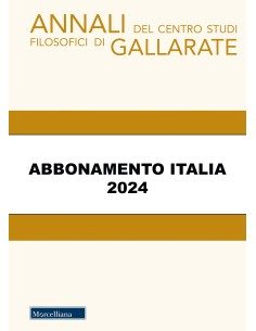 ABBONAMENTO Annali del Centro Studi Filosofici di...