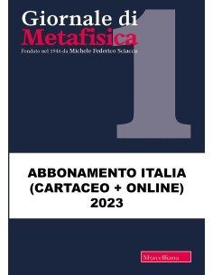 GIORNALE DI METAFISICA Abbonamento Italia PRINT+ ONLINE 2023