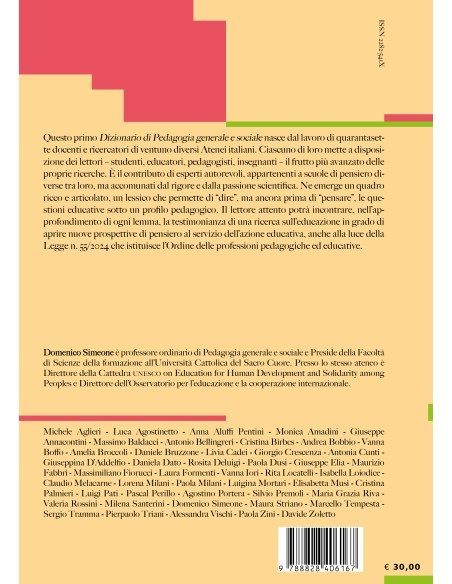 Dizionario di Pedagogia generale e sociale