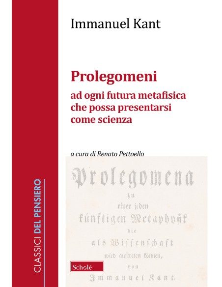 Prolegomeni ad ogni futura metafisica che possa presentarsi come scienza