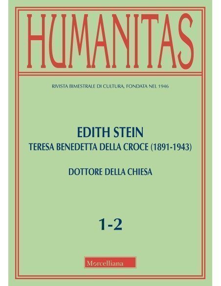 Edith Stein. Teresa Benedetta della Croce (1891-1943)