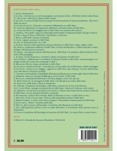 Edith Stein. Teresa Benedetta della Croce (1891-1943) 2