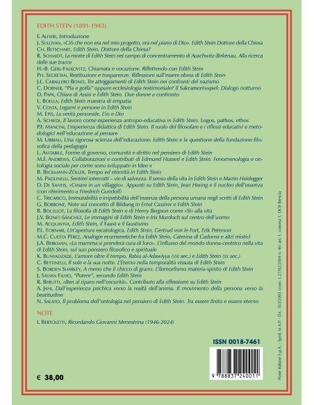 Edith Stein. Teresa Benedetta della Croce (1891-1943)