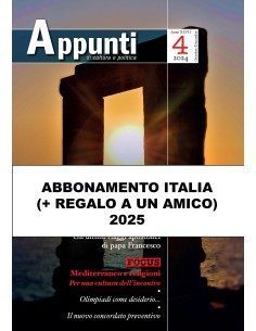 APPUNTI Abbonamento Italia + REGALO ad un amico 2025