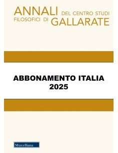 ABBONAMENTO Annali del Centro Studi Filosofici di...