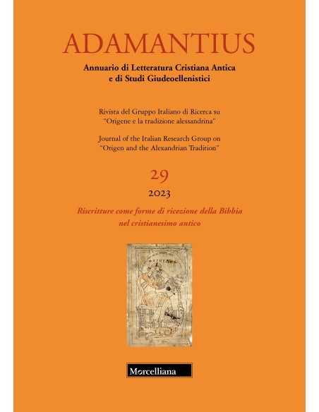 Riscritture come forme di ricezione della Bibbia nel cristianesimo antico