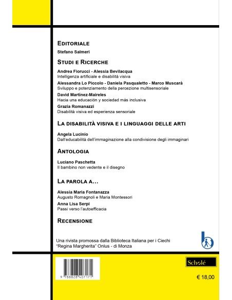 Tiflologia per l'integrazione 2/2024