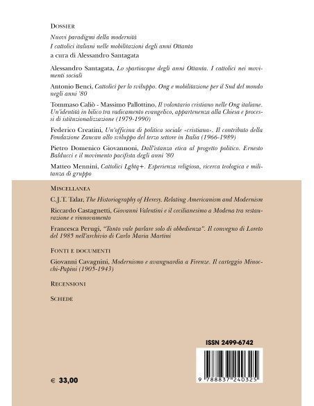 Nuovi paradigmi della modernità 