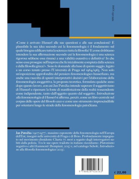 Introduzione alla fenomenologia di Husserl