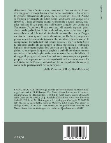 La presenza di Duns Scoto nel pensiero di Edith...