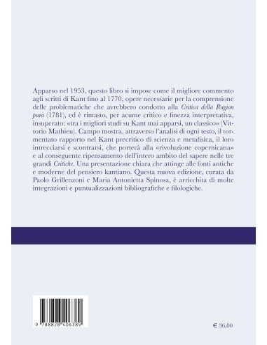 La genesi del criticismo kantiano