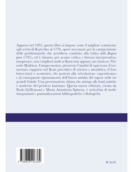 La genesi del criticismo kantiano