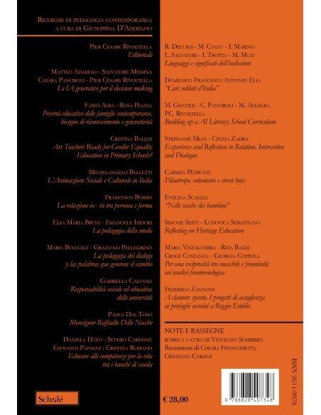 Ricerche di pedagogia contemporanea