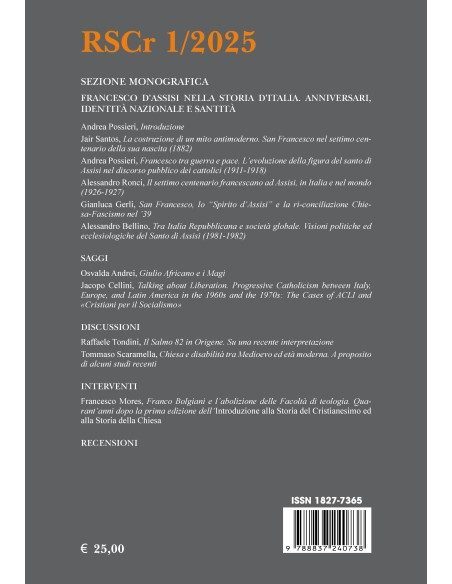 Francesco d'Assisi nella storia d'Italia