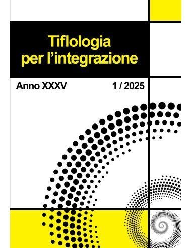 Tiflologia per l'integrazione 1/2025