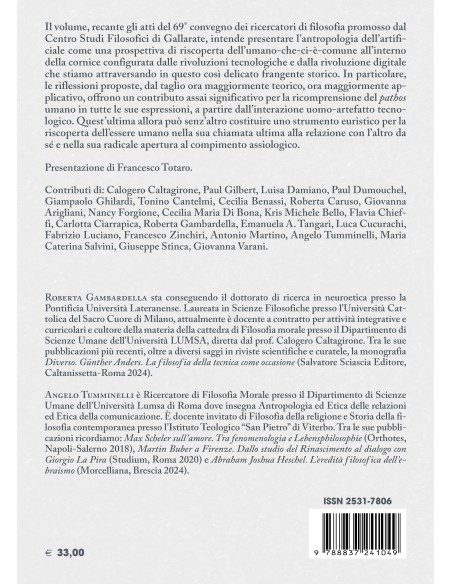 L'antropologia dell'artificiale