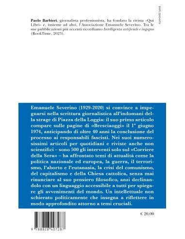 Emanuele Severino giornalista