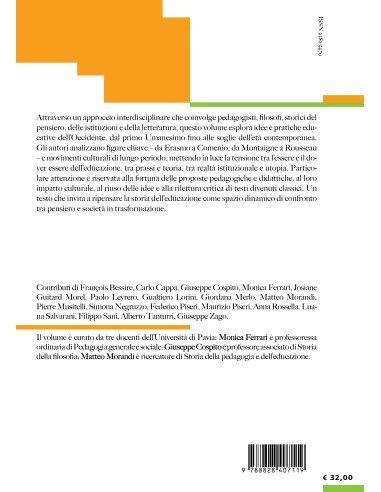 La pedagogia in età moderna