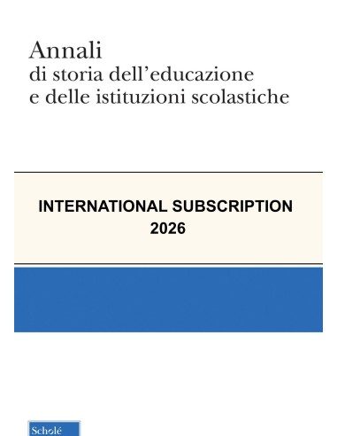 ANNALI International Subscription 2026