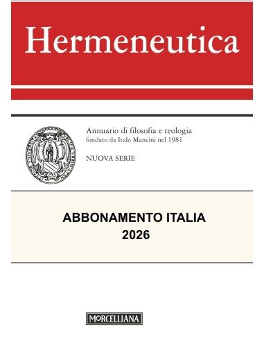 HERMENEUTICA Abbonamento Italia 2026