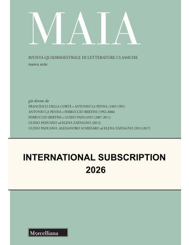 MAIA International Subscription 2026
