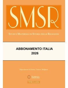 STUDI E MATERIALI DI STORIA DELLE RELIGIONI Abbonamento...