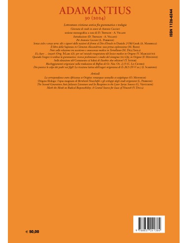 Letteratura cristiana antica fra grammatica e...