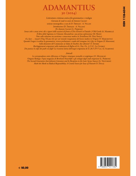 Letteratura cristiana antica fra grammatica e teologia