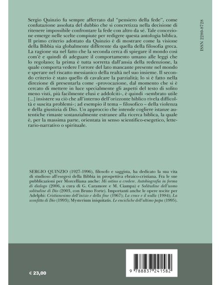 La filosofia della Bibbia