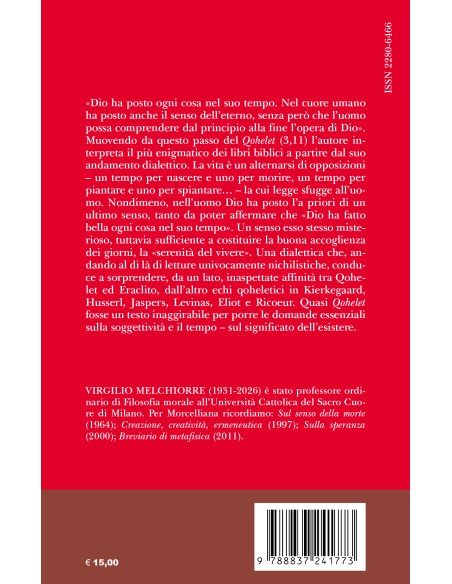 Qohelet o della serenità del vivere