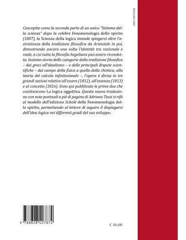 Scienza della logica - Vol. I