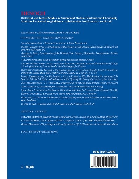 Scribal Activity and Textual Plurality