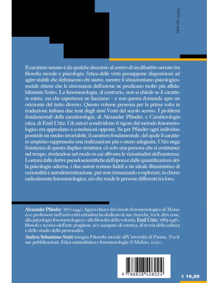 Fenomenologia del carattere
