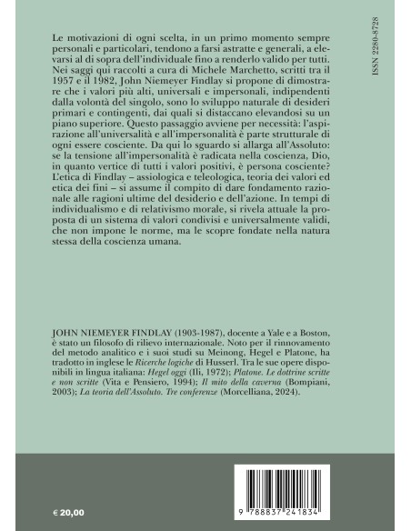 Etica dei valori e dei fini ultimi