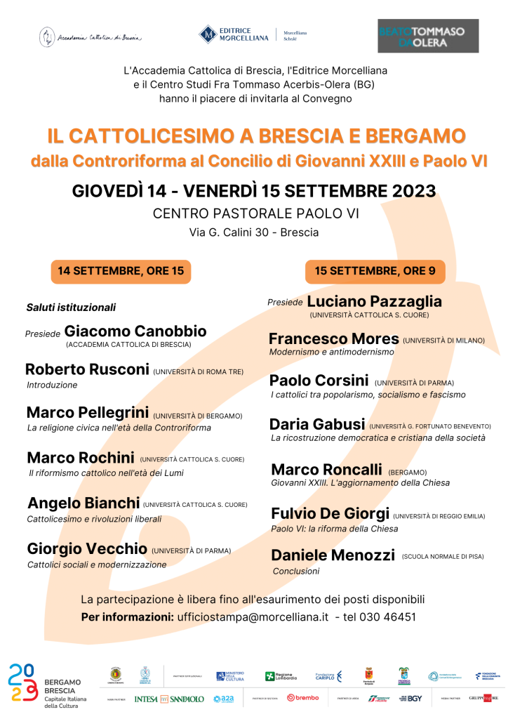 Convegno cattolicesimo BS BG